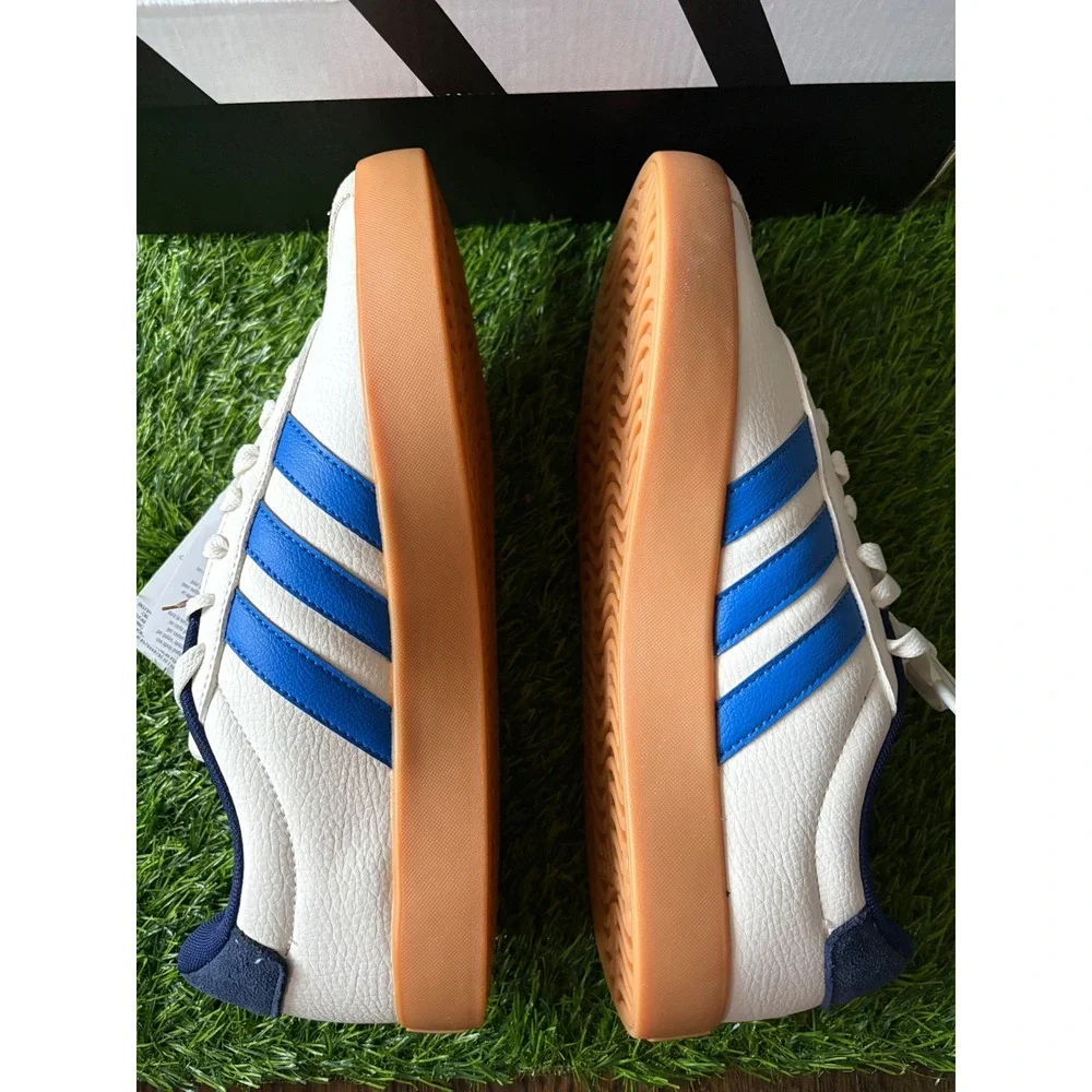 Adidas VL Court 3.0 Mens Size 9.5 Shoes White Royal Blue Gum Sole ID6285
